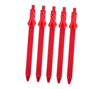 PartyKindom 5pcs Charity Ribbon Ballpoint Pen Smooth Writing Bulk Pens for Students Volunteers Cancer Awareness Fundraising Decorative Festival Gift
