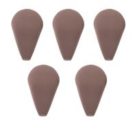 PartyKindom 5pcs Egg Foundation Sponge for Skin Types, Dual Use Hydrophilic Polyurethane Beauty Sponge with Precise Coverage, Soft Makeup Blender for Daily Makeup Routines and Busy Mornings