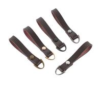 PartyKindom 5pcs Leather Zipper Pull Replacement Kit Durable Zipper Tabs for Clothes Bags Backpacks Coats Easy DIY Installation Strong Repair Accessory