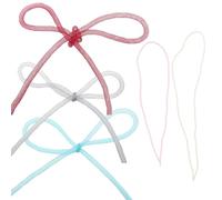 PartyKindom 5pcs Mesh Tube Mesh Tube for DIY Nylon Decorative Tubing Hair Accessory Easy to Create Bow-knot Wear Resistant Simple Elegant Chic for Holiday Decoration and DIY Craft Projects