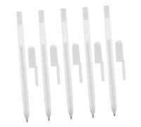 PartyKindom 5pcs Pen Eyebrow Mapping Pen Tattoo Markers Fine Point Tip Gel for Piercing Lip Body