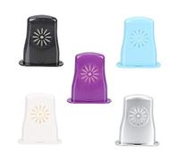 PartyKindom 5pcs Universal Guitar Humidifiers with Adjustable Humidity for Acoustic Guitar Sound Hole in Black White Silver Sky Blue and Purple and Panel Crack Prevention