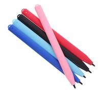 PartyKindom 5pcs Universal Stylus Pen for Lcd Writing Tablet, 4.8-inch Drawing Board Stylus Set with Red Blue Black Pink Blue, Compatible with Touch Screens for Artists Students Office Use
