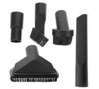 PartyKindom 5pcs Vacuum Cleaner Accessories Set with PP Bristle and Natural Horsehair Brushes Adapter Included Multipurpose Vacuum Attachments for Keyboards Sofas Car Interiors Durable Plastic
