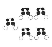 PartyKindom 5sets Astronomy Binocular Lens Caps Rubber Objective Lens Cover Binocular Eye Guard Cap for Protection