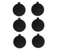 PartyKindom 6 Pack Stove Control Knobs Stainless Steel Replacement Gas Hob Knobs Double Burner round Design for Kitchen Cooker Oven Use