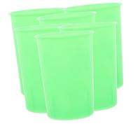 PartyKindom 6-Piece Loud Air Horn Tube Set for School Spirit Parties Mini Noise Makers for Sporting Events Green DIY Accessories