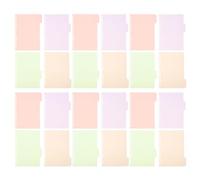 PartyKindom 6 Sets A5 Pastel Pp Binder Dividers with Tabs, Colorful Notebook Index Separators for School, Office Filing and Document Organization