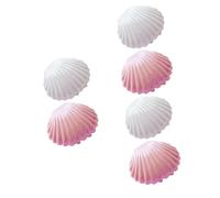 PartyKindom 6pcs Decorative Simulation Shell Props Versatile Photography Adornment and Candy Storage Boxes for Home Decor for Bedroom Living Room and