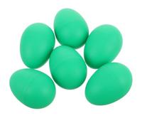 PartyKindom 6pcs Educational Plastic Maracas Eggs for Music Play for Rhythm Development Team Activities and Social Skills Enhancement