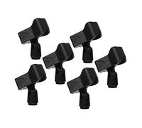 PartyKindom 6pcs Microphone Clip Mic Holder Clip for Portable Mic Shock Mount Microphone Holder Stand for Arm Stand