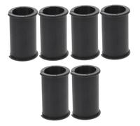 PartyKindom 6pcs Microphone Shock Mount Rubber Spacer Cover for Live Streaming Pop Shield for Mic Sturdy Rubber Gasket Easy to Install