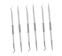PartyKindom 6PCS Nail Groove Spoons Stainless Steel Ingrown Toenail Cleaning Tools Nail Grooming Kit for Men and Women for Home and Salon Use