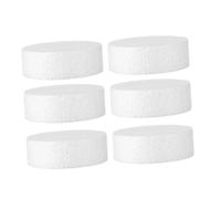 PartyKindom 6pcs Polystyrene Foam Cylinders Lightweight Round Foam Circles for Crafts DIY Projects Cake Decorations School Modeling and Seasonal Art Sculptures