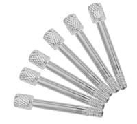 PartyKindom 6pcs Precision Copper Tremolo Bridge Mounting Screws for Electric Guitar Enhance Tuning Stability and Visual Appeal with Modern Aesthetics Easy to Use Guitar Bridge Accessories