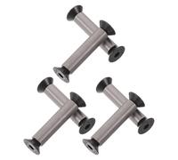 PartyKindom 6pcs Stainless Steel Knife Handle Rivets with Flat Head Screws for Precision Processing and Quick Installation, for Automotive Jobs and Furniture Making, Sturdy Hex Screws