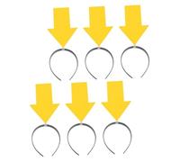 PartyKindom 6pcs Unique Arrow Headbands for Women and Fun Party Headwear with Humorous Design Creative Carnival Hair Accessories to Boost Atmosphere for Halloween and Cosplay