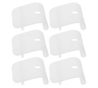PartyKindom 6pcs White Hamster Cage Buckles for Small Pet Clamps Plastic Cage Side Locks for Hamster Rabbit Bird Enclosure Stability