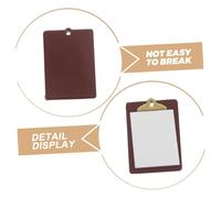 PartyKindom 6pcs Writing Board Clipboards for Dollhouse Study Model Small Whiteboards with Paper Holder Realistic Simulation Decorative Accessories for House and Scenes