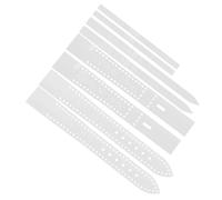 PartyKindom 8 pcs Acrylic Watch Strap Stencil for Leather Craft DIY Clear Watchband Templates for Men and Women Transparent Acrylic Moulds for Handmade Watch Straps