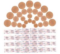 PartyKindom 80pcs Breathable Fingertip Bandages Round Band- for Thumb Support Flexible Fabric for Outdoor Travel