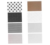 PartyKindom 80sheets Packaging Papers of Black and White Copy Paper Tissue Wrapping White and Decorative