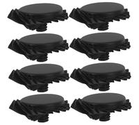 PartyKindom 8pcs Folding Umbrella Top Caps Replacement Windproof Parasol Tip Covers Portable Repair Parts for Travel Outdoor Activities and Daily Use Easy Installation Space Saving Design