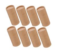 PartyKindom 8pcs Kraft Paper Cardboard Tubes with Lids Round Storage Boxes for Essential Oil Bottles Tea Leaves and Craft Packaging Handmade Paper Cylindrical Tubes