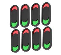 PartyKindom 8Pcs Self Adhesive Door Sign Vacant Occupied Status Indicator for Office Restroom and Conference Use Easy to Install Black