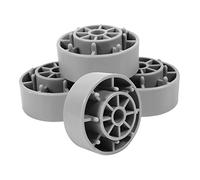 PartyKindom 8pcs Shock-absorbing Refrigerator Raising Pad Height for Washer Dryer Anti- Floor Protector Appliance Foot Mat for Noise Reduction Stability