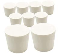 PartyKindom 9Pcs Fermented Rubber Plug Multi Function Compact Rubber Stoppers for Wine Beer Cider Bottles Replaceable Tube Stopper for Brewing and Storage