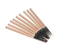 PartyKindom 9pcs Nail Art Pen for Fingernail Polish Liner Brush for Nail Art for Manicure Includes for Beginners and Women