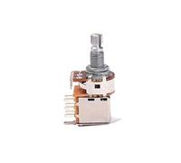 PartyKindom A250k Push Pull Control Potentiometer for Guitar Tone and Volume, Long Shaft Bent Angle, Plastic and Metal Material, Model Gp211, for Upgrading and Replacing Guitar Tone Controls