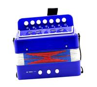 PartyKindom Accordion Toy Boys and Girls Introductory Musical Instrument for Boy Girl Learning Practice Blue