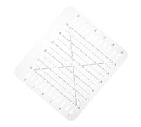 PartyKindom Acrylic Quilting Ruler Square Template with Marking Lines Patchwork Sewing Craft Measuring Tool for DIY Cutting and Garment Design