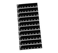 PartyKindom Adhesive LCD Temperature Strips 10pcs for Brewing Bread Fermentation Aquarium Stick On Accurate Measurement Convenient Adhesion