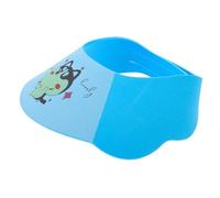 PartyKindom Adjustable Hair Wash Peaked Visor for Bathing Shampoo Shield with Large Brim Safe Non Toxic Shower Accessory for Blue