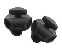 PartyKindom Adjustable Microphone Crossbar Clips Portable Mic Boom Stand Accessory 2pcs with Rotatable Buckle, Lightweight Abs and Iron Material for Live Streaming and Stage Use