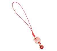 PartyKindom Adorable Ceramic Cat Keychain with Waving Design Lightweight and Phone Charm and Key Ring Pendant for Bags Keys Travel Luck Charm Accessory