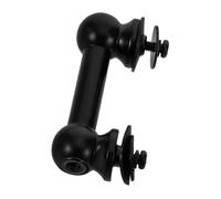 PartyKindom Aluminum Alloy Double End Drum Lug Snare Lug Replacement with Adjustable Tension for Bass and Snare Percussion Black Dual Sided Design