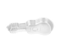 PartyKindom Aluminum Guitar Shaped Cake Mold Nonstick Baking Pan for Cheesecake and Wedding Cake Unique Music Theme Birthday Bakeware Easy Release and Cleanup
