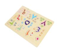PartyKindom Arabic Alphabet Puzzle Educational Jigsaw for Early Learning Preschool Logic Board Safe Smooth Finish Enhances Eye-hand Coordination and Language Skills