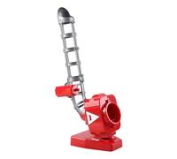 PartyKindom Automatic Baseball Self-motion Pitching Machine Red Outdoor Trainer for Plastic Baseball Hitting Practice Aid No Battery Required for Skill Improvement