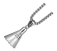 PartyKindom Badminton Pendant Necklace for Women Dainty Sports Jewelry Elegant Design for Adults Teens Versatile Decoration for Home Car