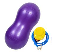 PartyKindom Balance Fitness Ball for Purple Yoga Roller Burst Exercise Ball for Stability Training for Sensory Play Yoga Physical Therapy Home Workouts
