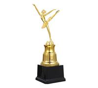 PartyKindom Ballet Dance Award Trophy Plastic Gold Trophy Model for Children 1 Piece for Dance Competitions and Kindergarten Graduation Presents