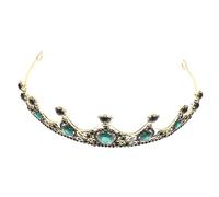 PartyKindom Baroque Hollow Crown Headpiece for Women Vintage Party Hair Accessories Elegant Bridal Tiara for Weddings and Special Occasions