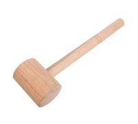 PartyKindom Beech Wood Crab Mallet Hammer for Seafood Cracking Compact Household Food Mallet with Long Handle for Lobster and Crab Preparation Easy Clean Kitchen Tool for Home and Restaurant
