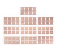 PartyKindom Bible Index Tabs Set 80pcs Rose Gold Leather Bible Labels 66 Indexed 14 Blank Tabs for Women Page Markers and Journaling