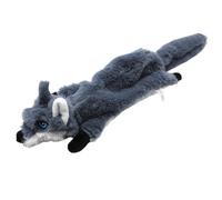 PartyKindom Bite Resistant Plush Dog Squeaky for Pets, Soft Wolf Shape Chewing Plaything for Interactive Play and Safe Chewing, for Dogs